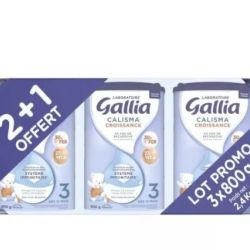 Gallia Tripack Croissance 21