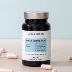 Laborantin probio ventre plat